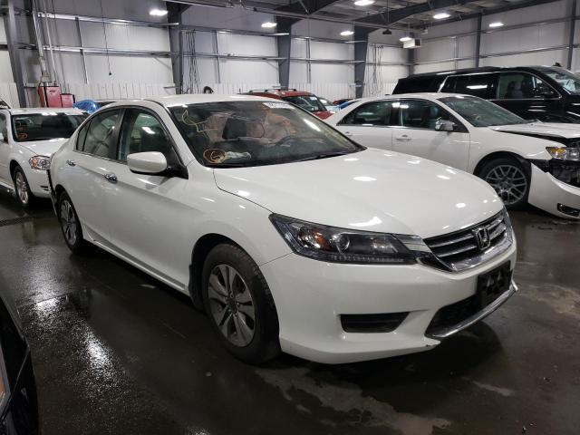 1HGCR2F37EA020670 - 2014 HONDA ACCORD LX WHITE photo 1