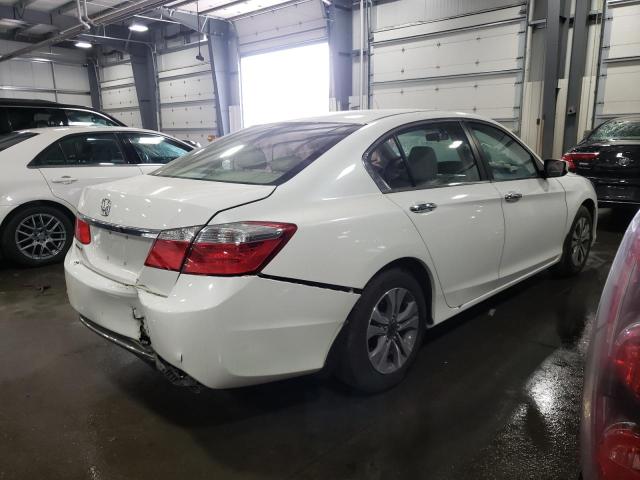 1HGCR2F37EA020670 - 2014 HONDA ACCORD LX WHITE photo 4