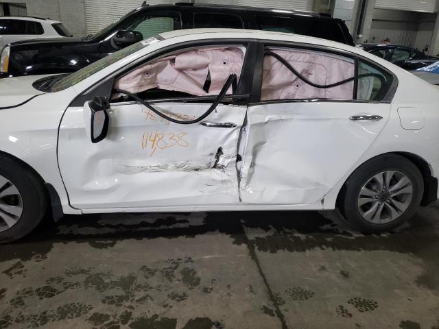 1HGCR2F37EA020670 - 2014 HONDA ACCORD LX WHITE photo 9