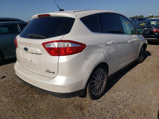 1FADP5BU8DL520953 - 2013 FORD C-MAX SEL WHITE photo 4