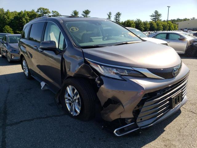 5TDZSKFC1NS059092 - 2022 TOYOTA SIENNA LIM GRAY photo 1