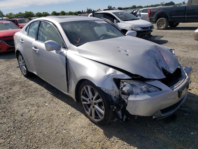 JTHBK262475049365 - 2007 LEXUS IS 250 SILVER photo 1