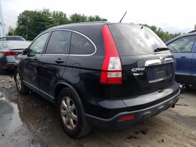 JHLRE487X7C062292 - 2007 HONDA CR-V EXL BLACK photo 3