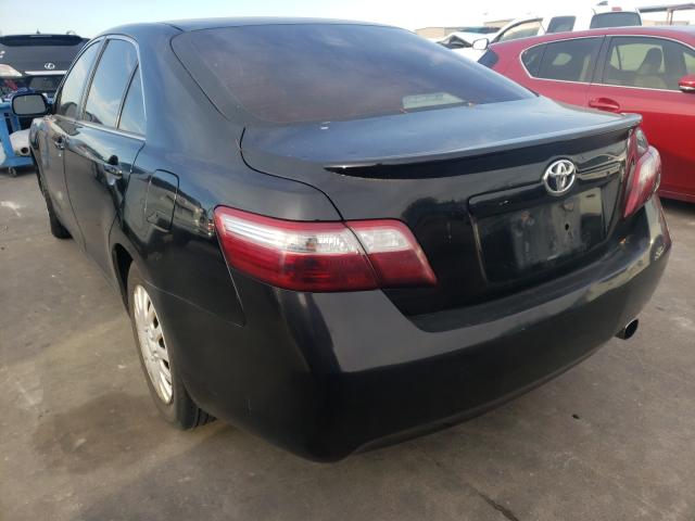 4T1BE46K89U293772 - 2009 TOYOTA CAMRY BASE BLACK photo 3