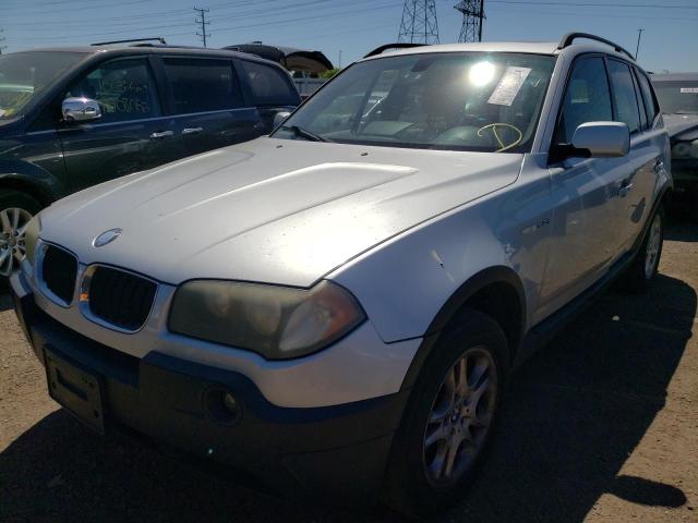 WBXPA73444WC43306 - 2004 BMW X3 2.5I SILVER photo 2