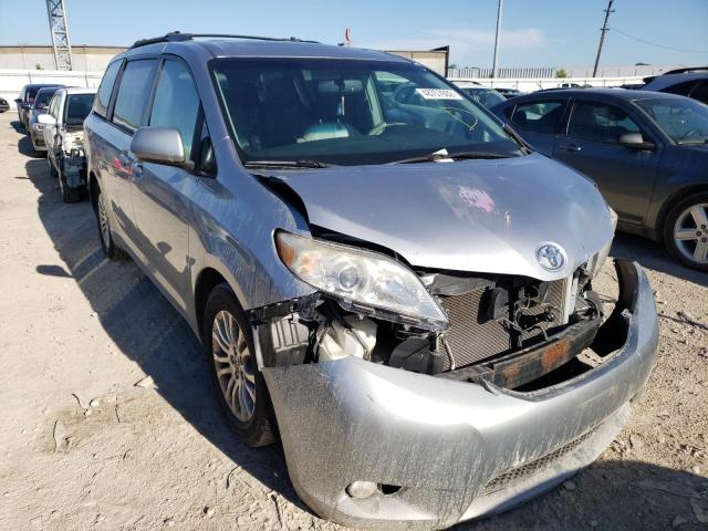 5TDYK3DC1BS161380 - 2011 TOYOTA SIENNA XLE SILVER photo 1