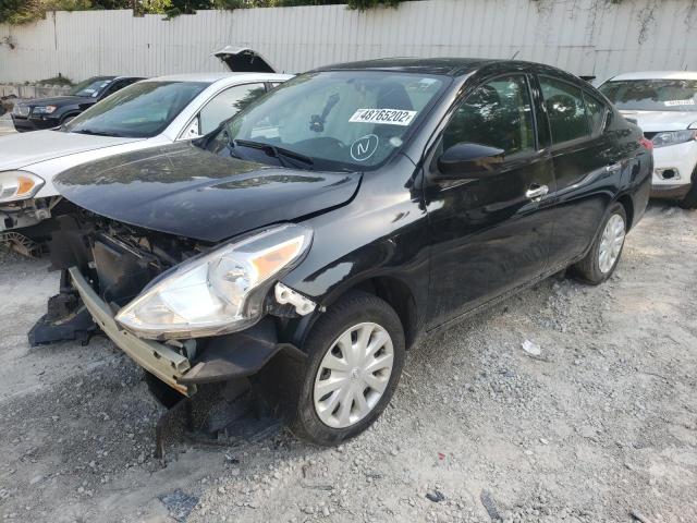 3N1CN7AP5KL843591 - 2019 NISSAN VERSA S BLACK photo 2