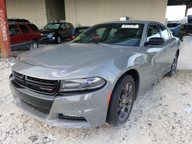 2C3CDXJG8JH148436 - 2018 DODGE CHARGER GT GRAY photo 2