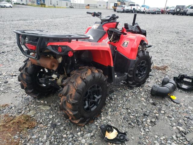 3JBLWAT46NJ000108 - 2022 CAN-AM OUTLANDER RED photo 4