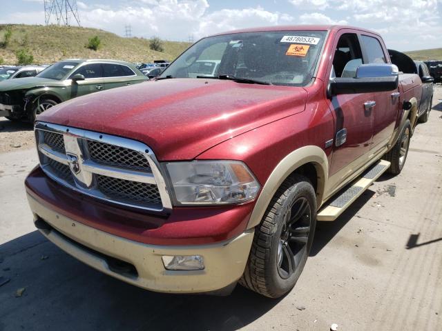 1C6RD7PT7CS174488 - 2012 DODGE RAM 1500 L RED photo 2