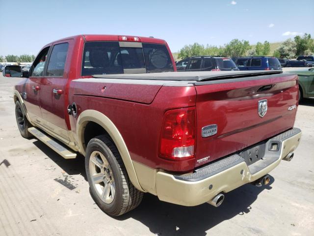 1C6RD7PT7CS174488 - 2012 DODGE RAM 1500 L RED photo 3