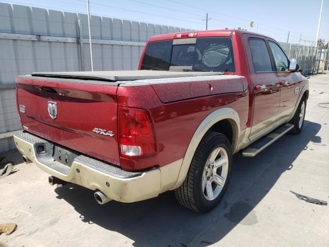 1C6RD7PT7CS174488 - 2012 DODGE RAM 1500 L RED photo 4