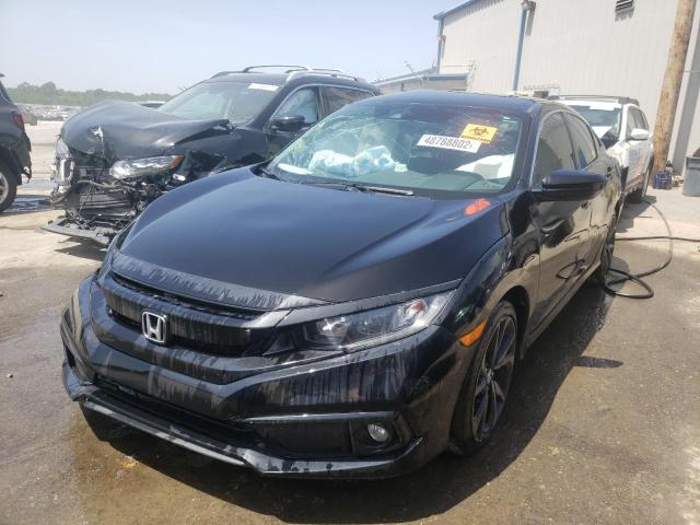 2HGFC2F85MH513046 - 2021 HONDA CIVIC SPOR BLACK photo 2