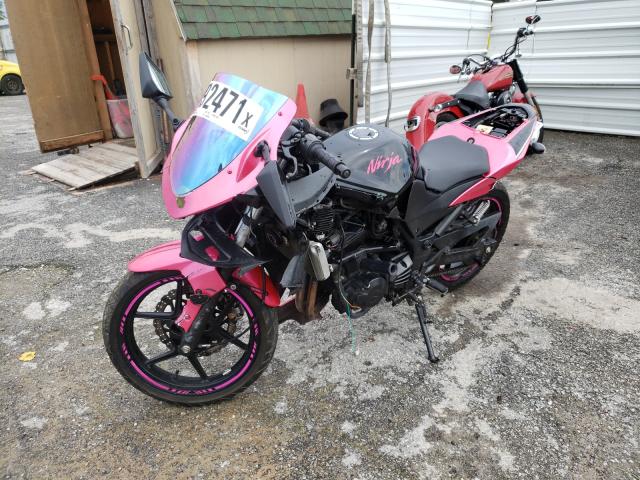 JKAEXMJ149DA45395 - 2009 KAWASAKI EX250 J PINK photo 2