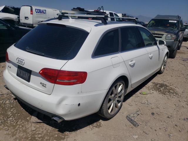 WAUWFAFL9AA040358 - 2010 AUDI A4 WHITE photo 4