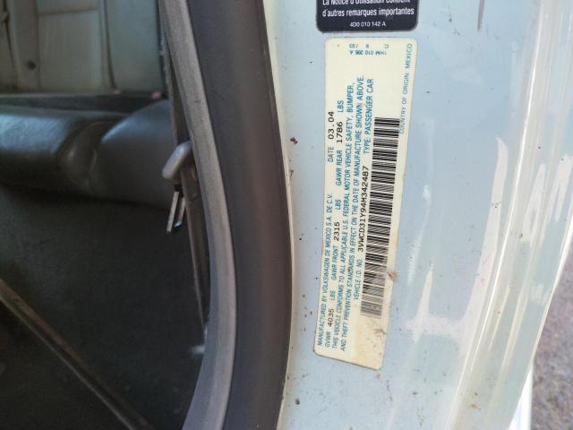 3VWCD31Y94M342487 - 2004 VOLKSWAGEN NEW BEETLE 青绿色 照片 10