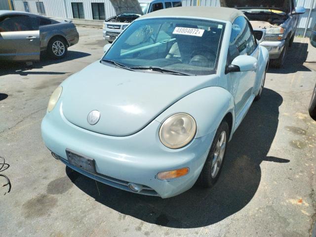3VWCD31Y94M342487 - 2004 VOLKSWAGEN NEW BEETLE 青绿色 照片 2