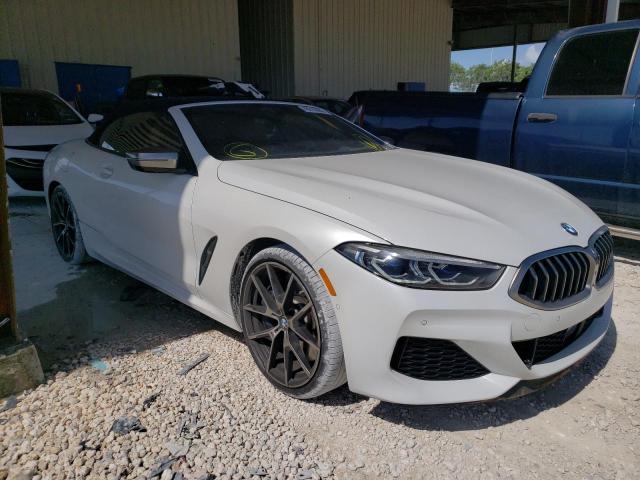 WBAFY4C50KBX29573 - 2019 BMW M850XI WHITE photo 1