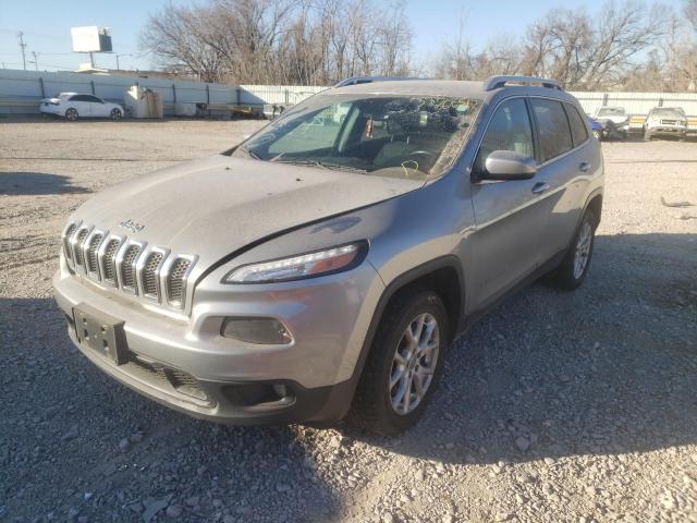 1C4PJMCS8FW619452 - 2015 JEEP CHEROKEE L SILVER photo 2