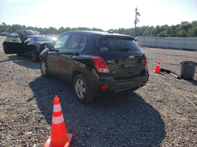 KL7CJKSB2MB325602 - 2021 CHEVROLET TRAX LS BLACK photo 3