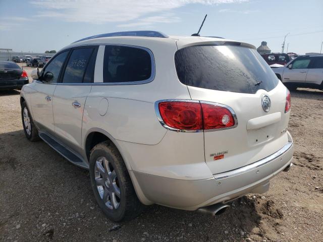 5GAEV23788J103525 - 2008 BUICK ENCLAVE CX WHITE photo 3