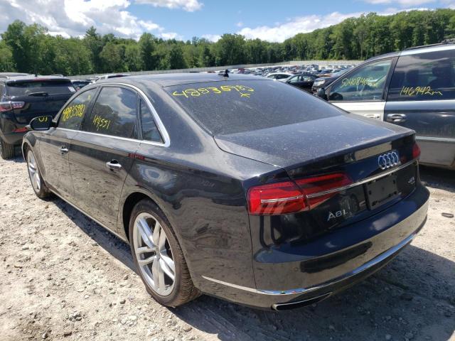 WAU32AFDXFN012348 - 2015 AUDI A8 L QUATT BLACK photo 3