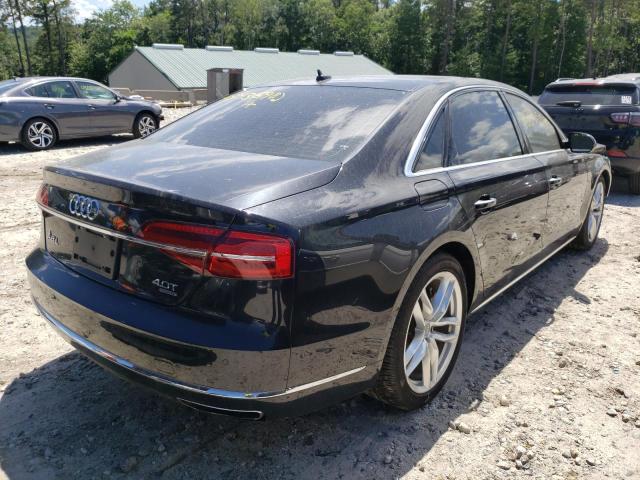 WAU32AFDXFN012348 - 2015 AUDI A8 L QUATT BLACK photo 4