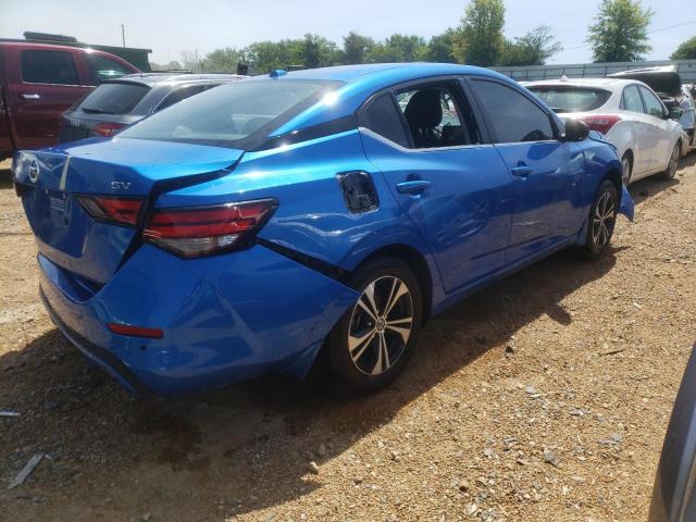 3N1AB8CV0NY224891 - 2022 NISSAN SENTRA SV BLUE photo 4