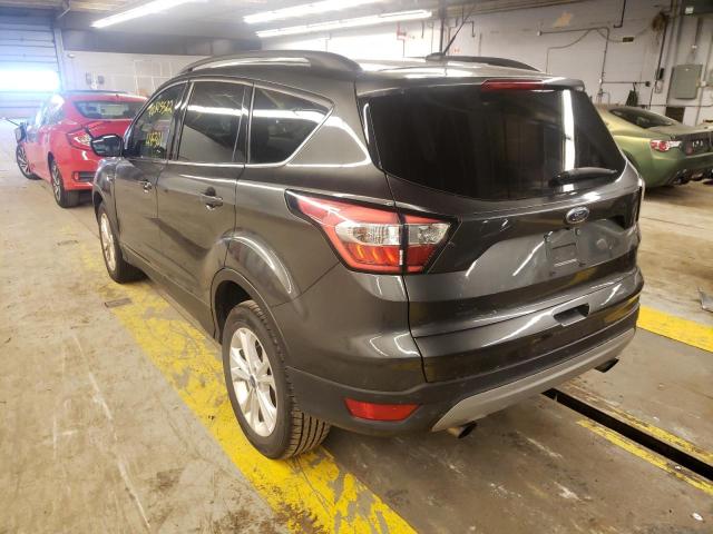 1FMCU9GD7JUC00765 - 2018 FORD ESCAPE SE GRAY photo 3