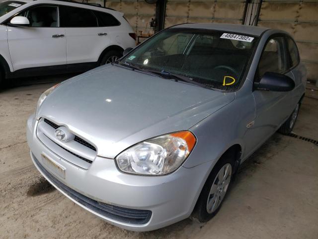 KMHCM36C09U138787 - 2009 HYUNDAI ACCENT SILVER photo 2