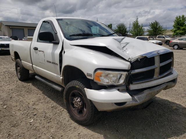 3D7KS26D15G734129 - 2005 DODGE RAM 2500 S WHITE photo 1