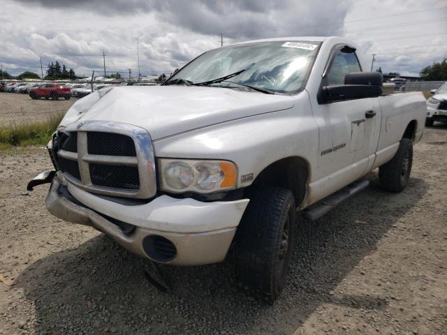 3D7KS26D15G734129 - 2005 DODGE RAM 2500 S WHITE photo 2