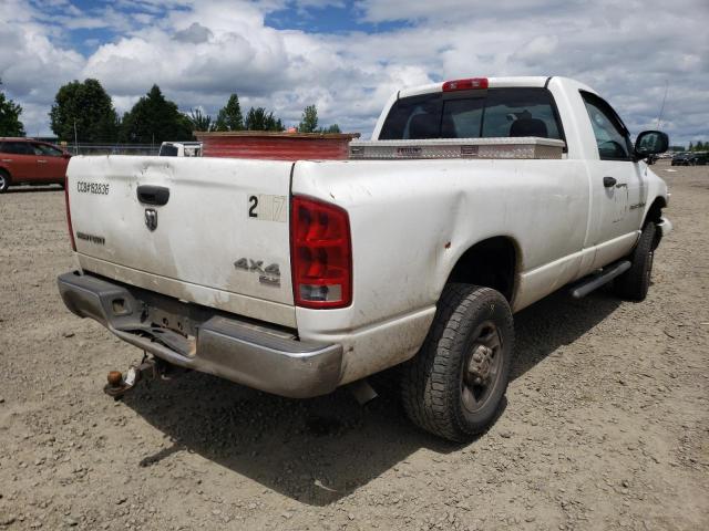 3D7KS26D15G734129 - 2005 DODGE RAM 2500 S WHITE photo 4