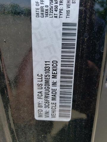 3C6FRVUG0ME510311 - 2021 RAM PROMASTER 黑色 照片 10