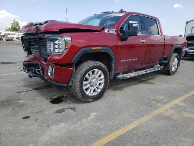 1GT49WEY2MF126954 - 2021 GMC SIERRA K35 BURGUNDY photo 2