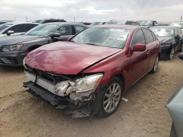 JTHCE96S870007346 - 2007 LEXUS GS350 RED photo 2