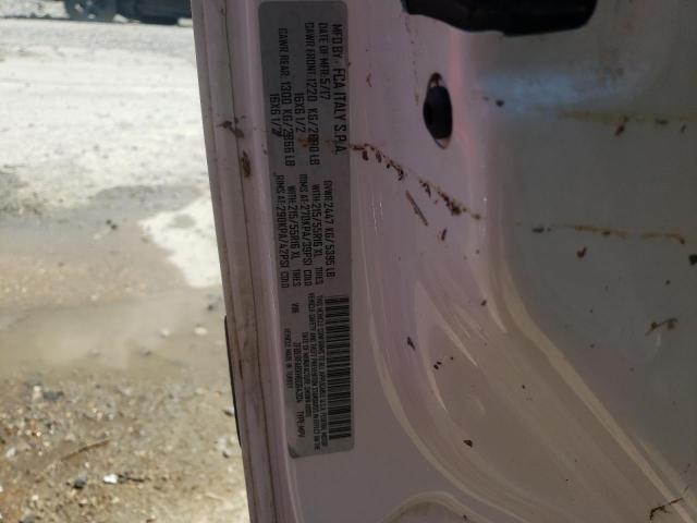 ZFBERFABXH6G64304 - 2017 RAM PROMASTER WHITE photo 10