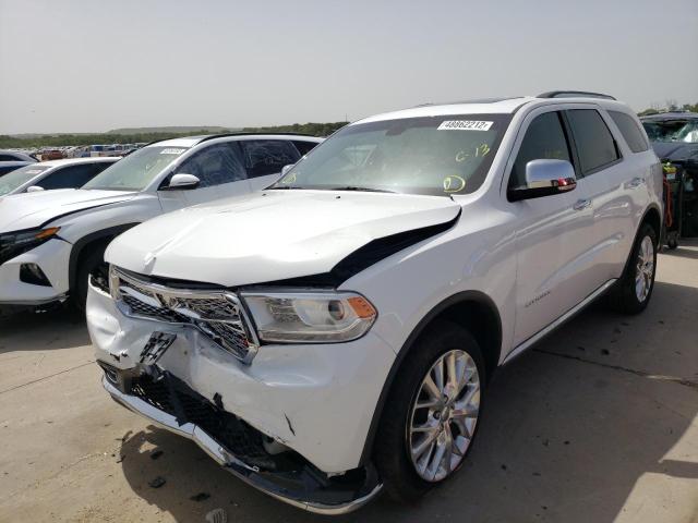 1C4RDJEGXFC896810 - 2015 DODGE DURANGO CI WHITE photo 2