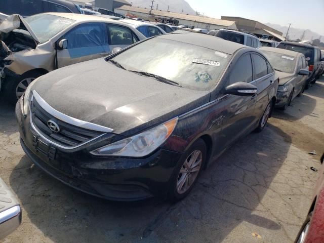 5NPEB4AC5EH913895 - 2014 HYUNDAI SONATA GLS BLACK photo 2