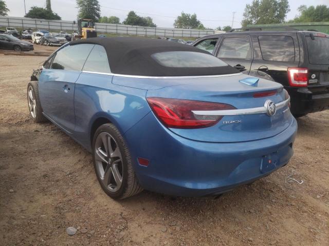 W04WJ3N56HG091091 - 2017 BUICK CASCADA SP BLUE photo 3