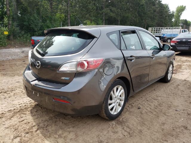 JM1BL1L80C1546156 - 2012 MAZDA 3 I CHARCOAL photo 4