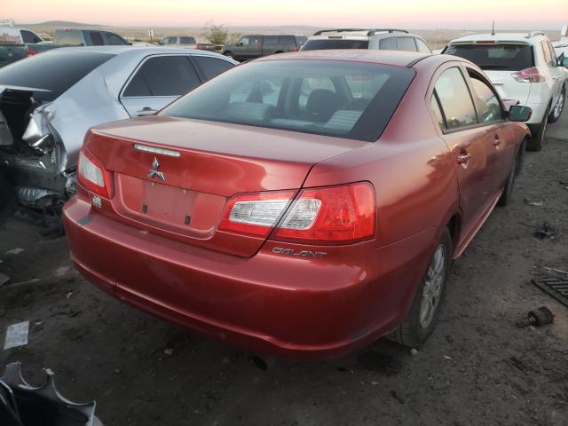 4A32B2FF4AE005973 - 2010 MITSUBISHI GALANT FE RED photo 4