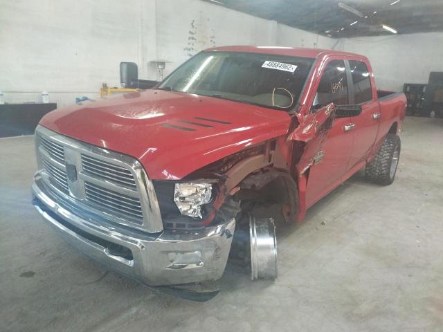 3C6UD5DL9CG101164 - 2012 DODGE RAM 2500 S RED photo 2