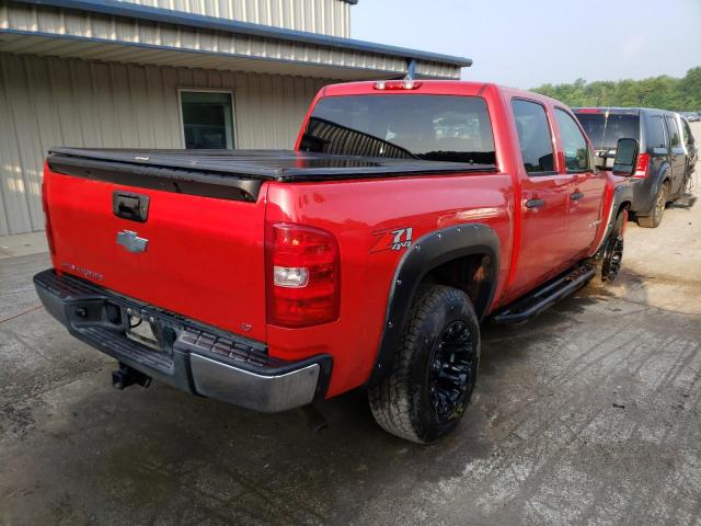 2GCEK13J581284851 - 2008 CHEVROLET SILVERADO RED photo 4