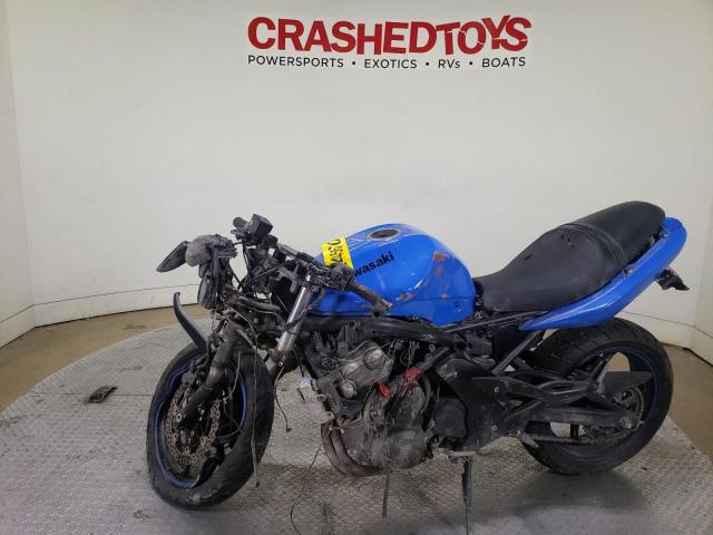 JKAEXEA148A037915 - 2008 KAWASAKI EX650 A Mavi foto 3