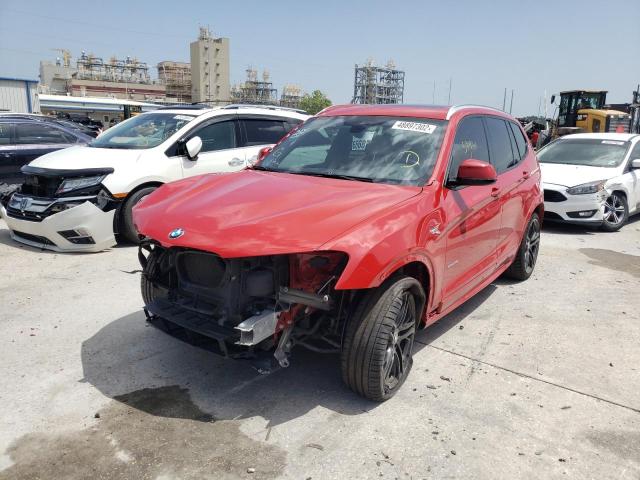 5UXWZ7C39H0V91390 - 2017 BMW X3 SDRIVE2 RED photo 2
