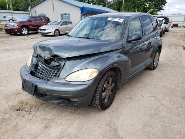 3C4FY58B13T638562 - 2003 CHRYSLER PT CRUISER TEAL photo 2