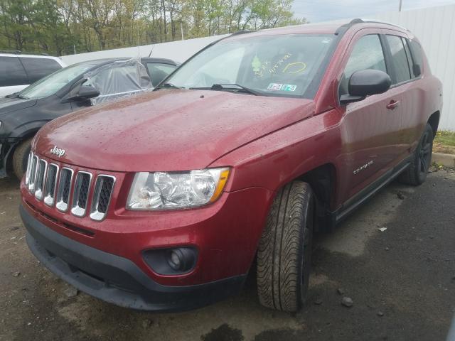 1J4NT1FAXBD137939 - 2011 JEEP COMPASS SP RED photo 2