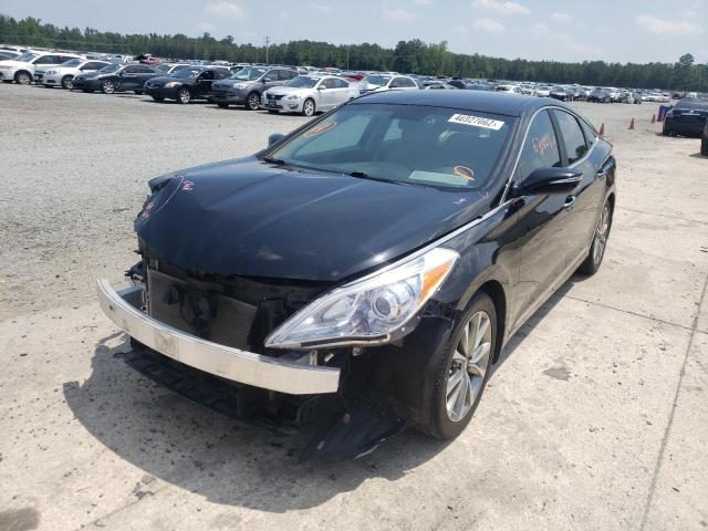 KMHFG4JG8FA476150 - 2015 HYUNDAI AZERA BLACK photo 2