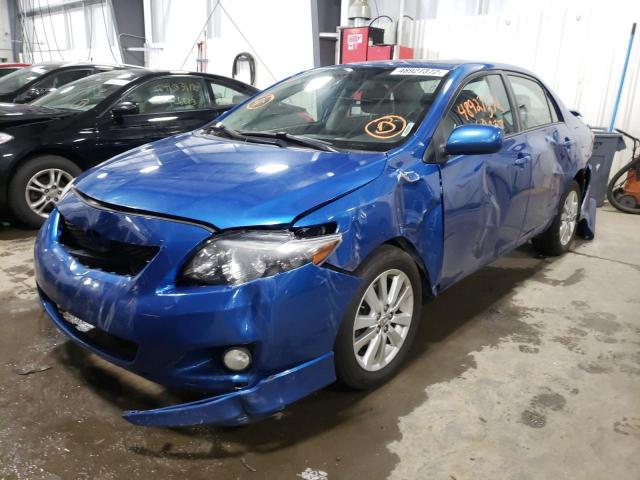 1NXBU4EE4AZ261498 - 2010 TOYOTA COROLLA BASE  photo 2